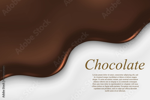 liquid chocolate background
