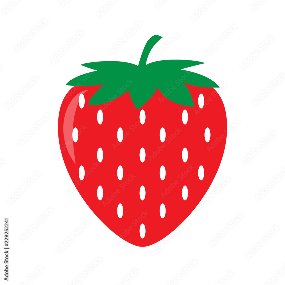 Garden strawberry icon Garden strawberry icon
