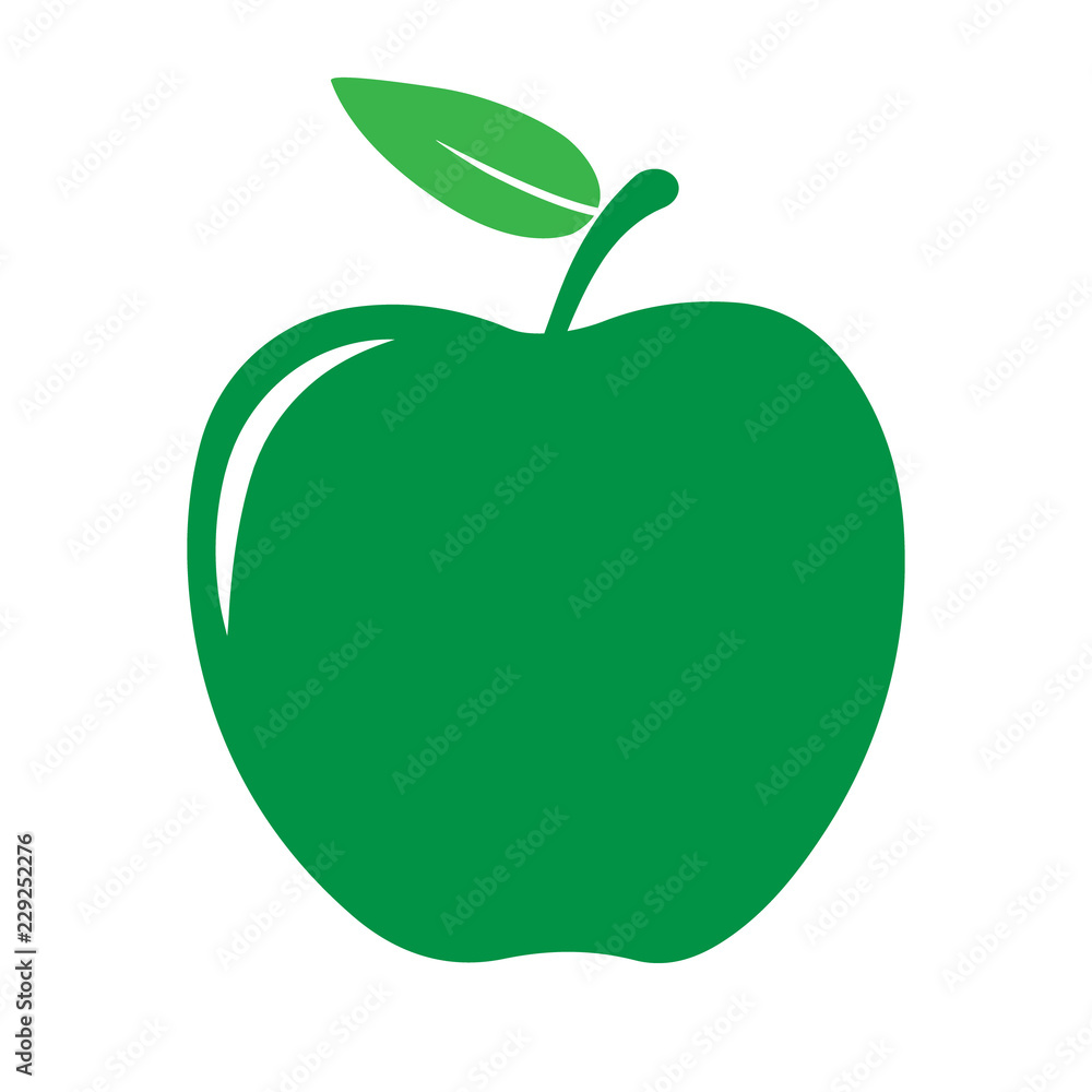 Green apple icon Green apple icon