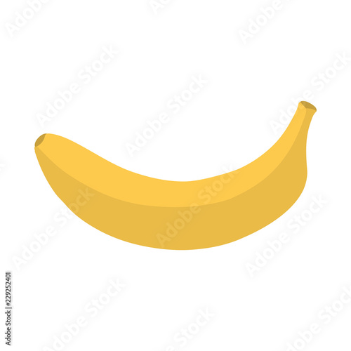 Yellow banana icon