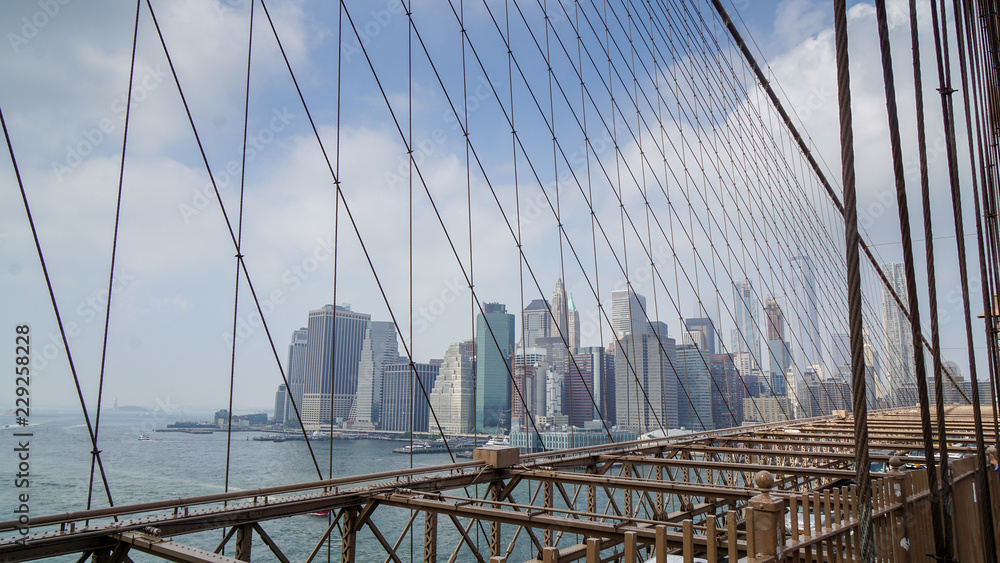 Obraz premium New York - Brooklyn Bridge