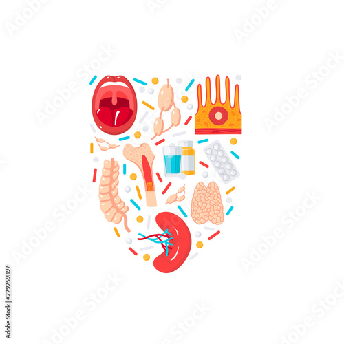 Immune system vector concept