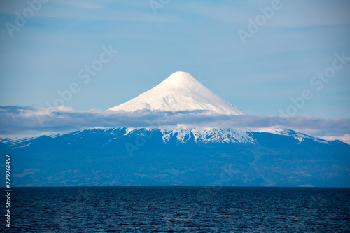 Hermosos volcanes de la Cordillera de los Andes Chile