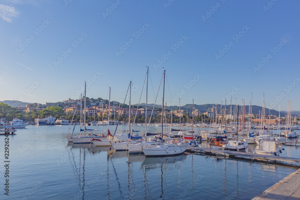 Peaceful Harbor of La Spezia, Italy