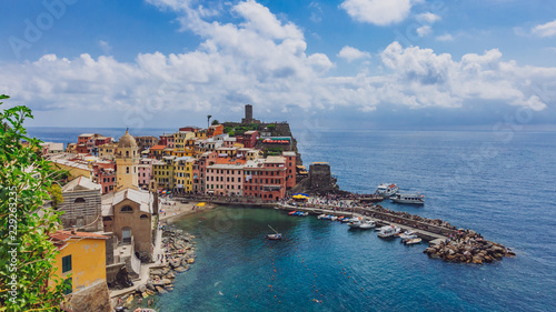 The port of Vernazza, Cinque Terre, Italy