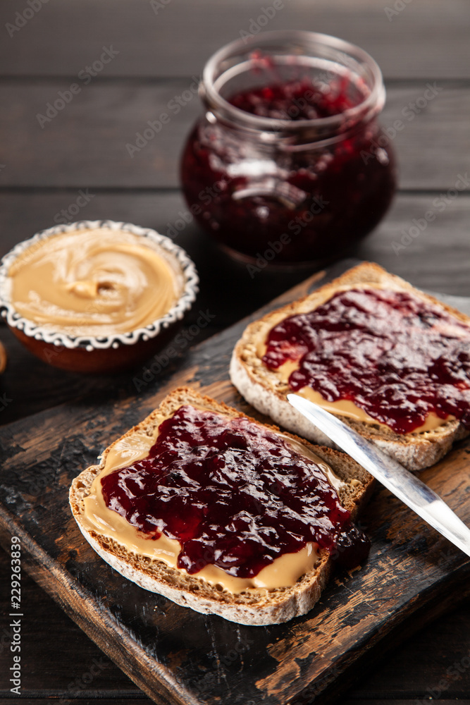 Peanut butter and jelly sandwich Peanut butter and jelly sandwich