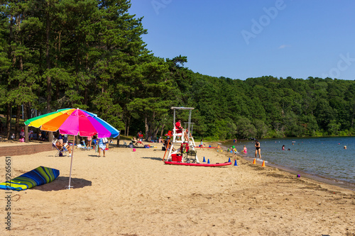 umbrellas on the beach © Dave