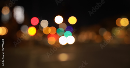 City traffic lights moving for green screen © rocketclips