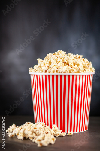 Full popcorn bucket