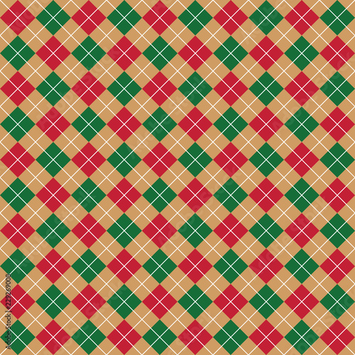 Wallpaper Mural Seamless Christmas wrapping paper pattern. Torontodigital.ca