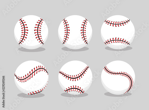 set baseball ball sport to professional team