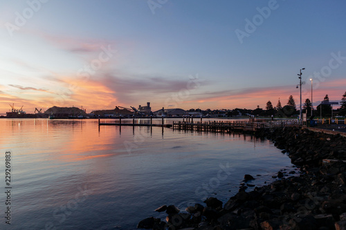 Portland Harbour sunrise.