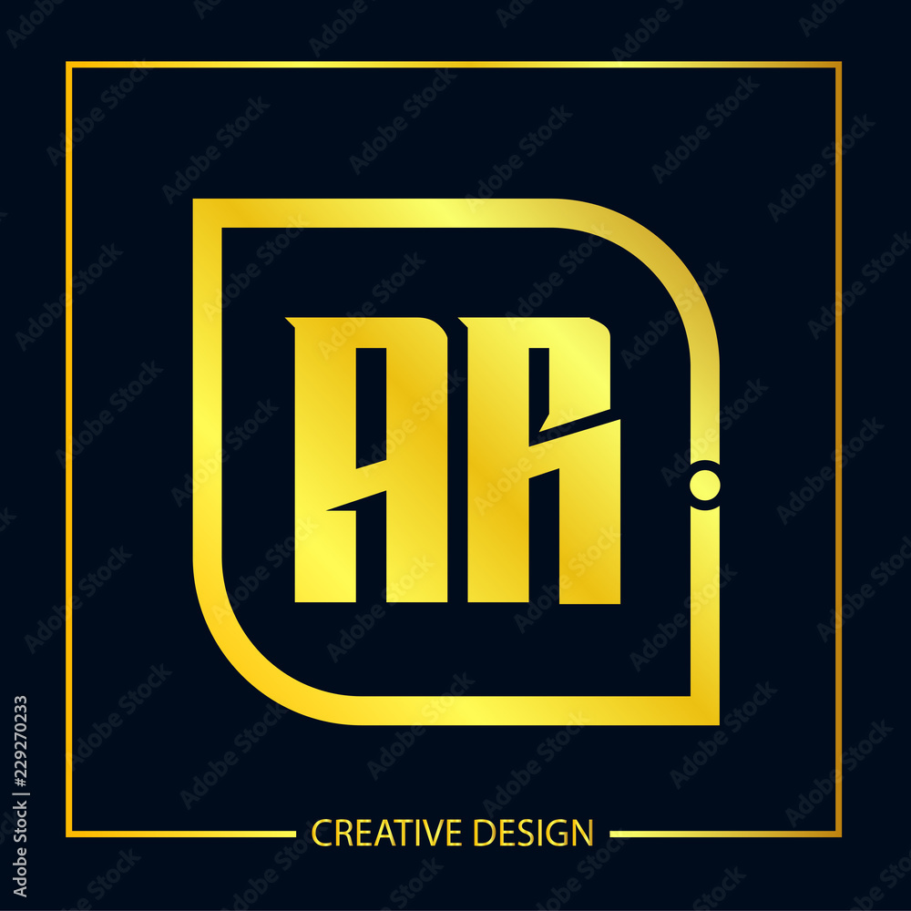 Initial Letter AR Logo Template Design Initial Letter AR Logo Template Design