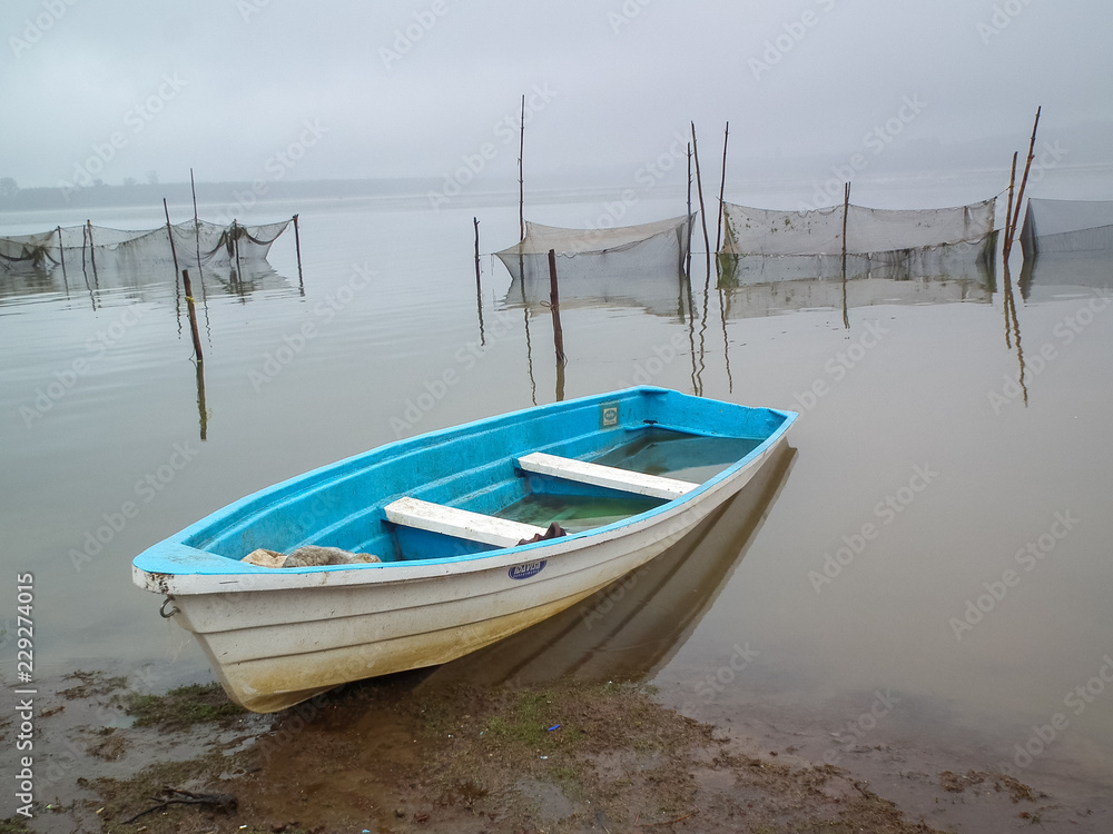 Presa el Tejocotal Hidalgo México barcos pesca Presa el Tejocotal Hidalgo México barcos pesca