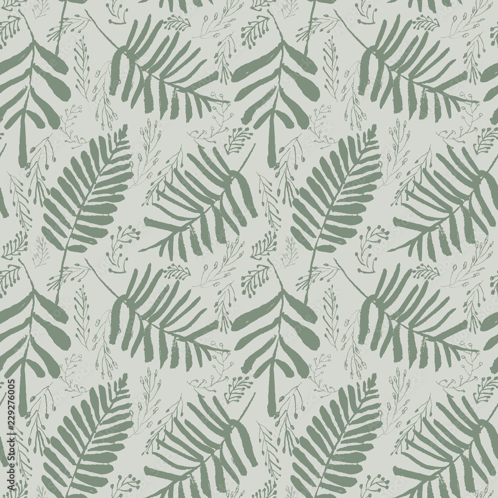 Fototapeta premium Sophisticated vector floral seamless pattern design