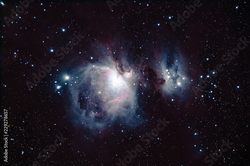 Fototapeta Naklejka Na Ścianę i Meble -  M42, a Nebula within Orion I shot during Mai 2018 in Big Sur, CA.