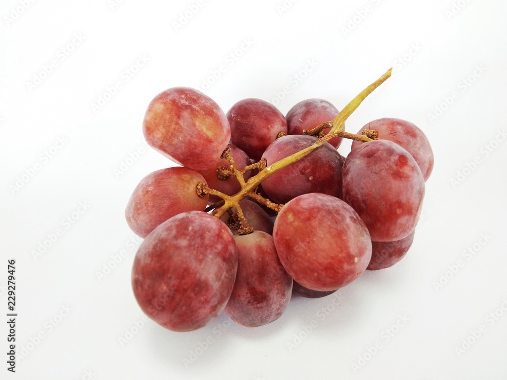 the red grapes