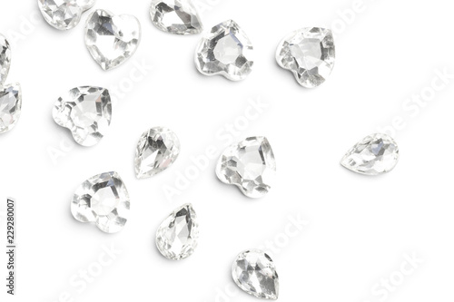 diamond on white background