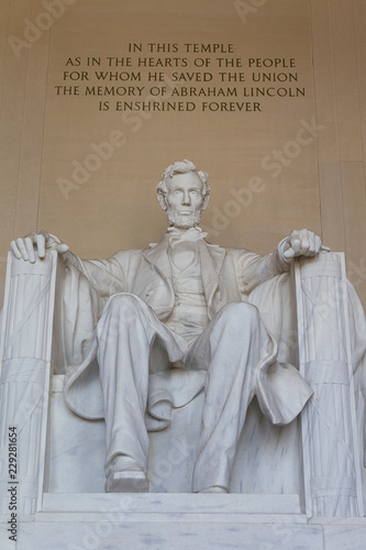 The Lincoln Memorial in Washington, DC