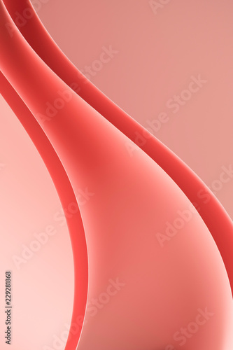 Pink waves paper design