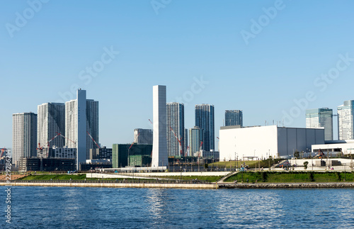 scenery of  Tokyo bay area