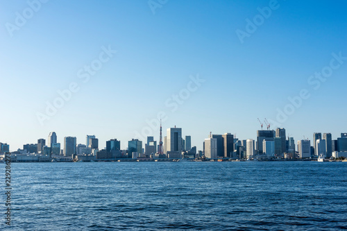 scenery of Tokyo bay area