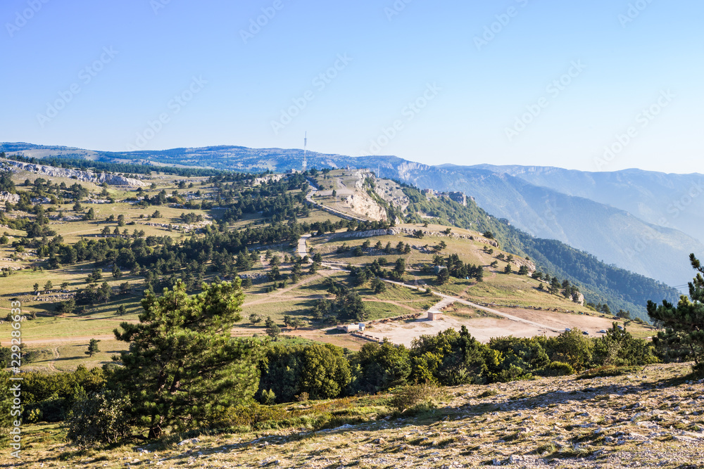 plateau on Mount Ai-Petri in Crimea