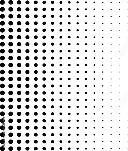 Black gradation scale line