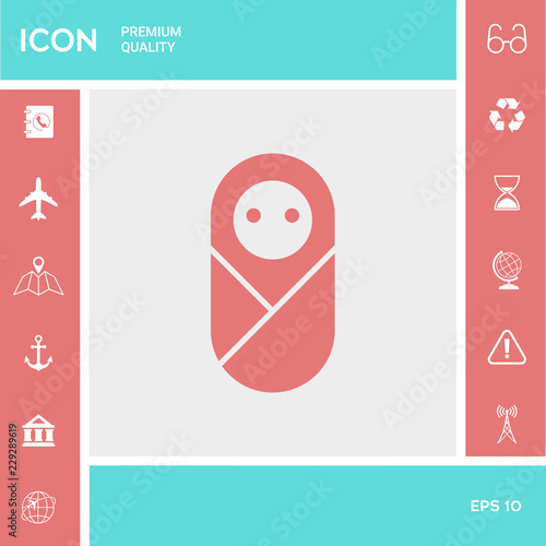 Infant, neonate, newborn icon