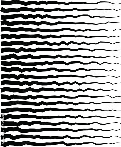 Black gradation scale line