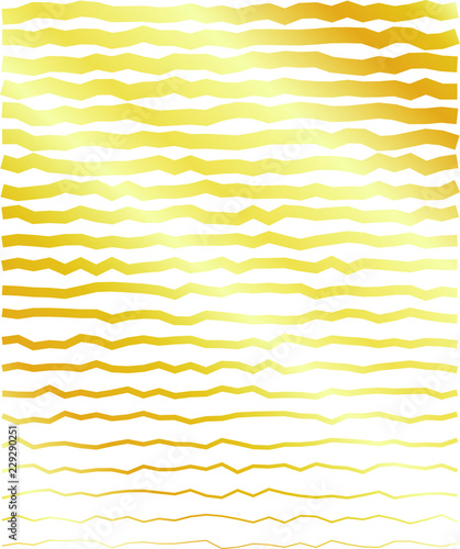 Gold gradation scale line