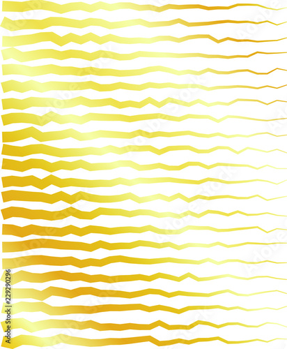 Gold gradation scale line