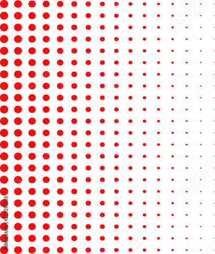 Red gradation scale line