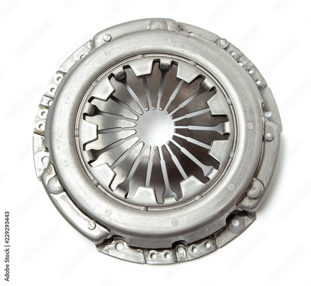 Fotografie Clutch basket disc isolated on white.