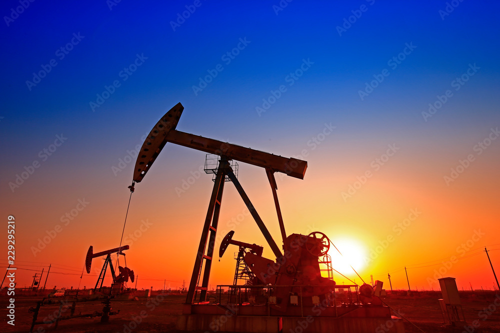 The oil pump, industrial equipment The oil pump, industrial equipment