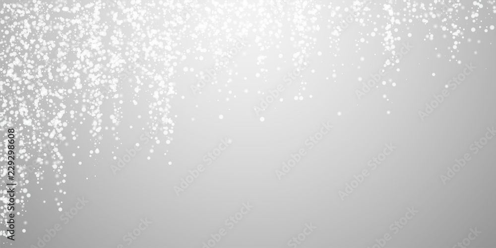 Amazing falling snow Christmas background. Subtle Amazing falling snow Christmas background. Subtle