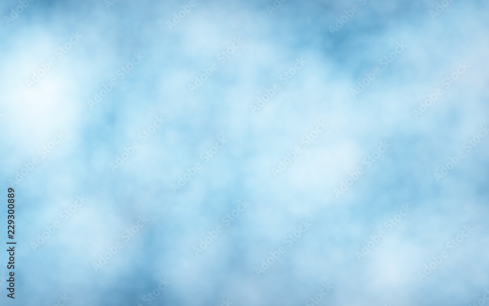 Background of abstract white color smoke isolated on blue color background. The wall of white fog. 3D illustration Background of abstract white color smoke isolated on blue color background. The wall of white fog. 3D illustration