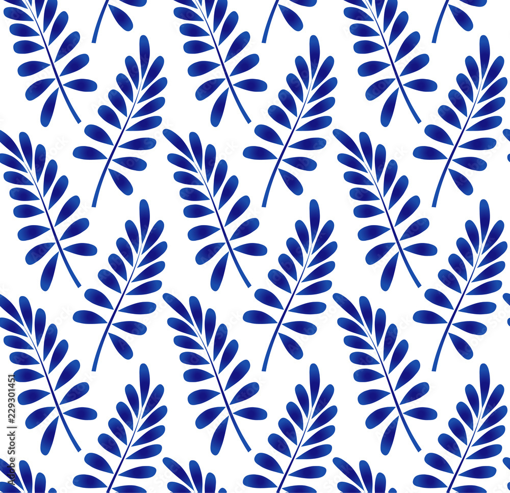 blue leaves pattern blue leaves pattern