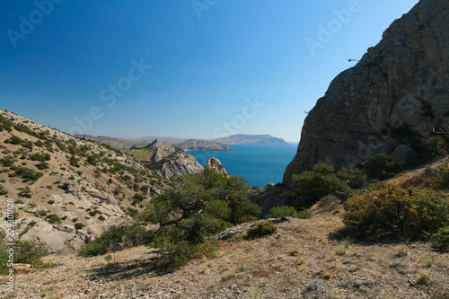 View of the Bay in Sudak  Crimea.