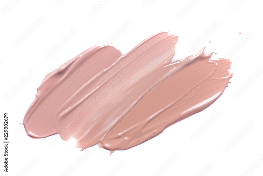 Mixed color Make up base paint on background