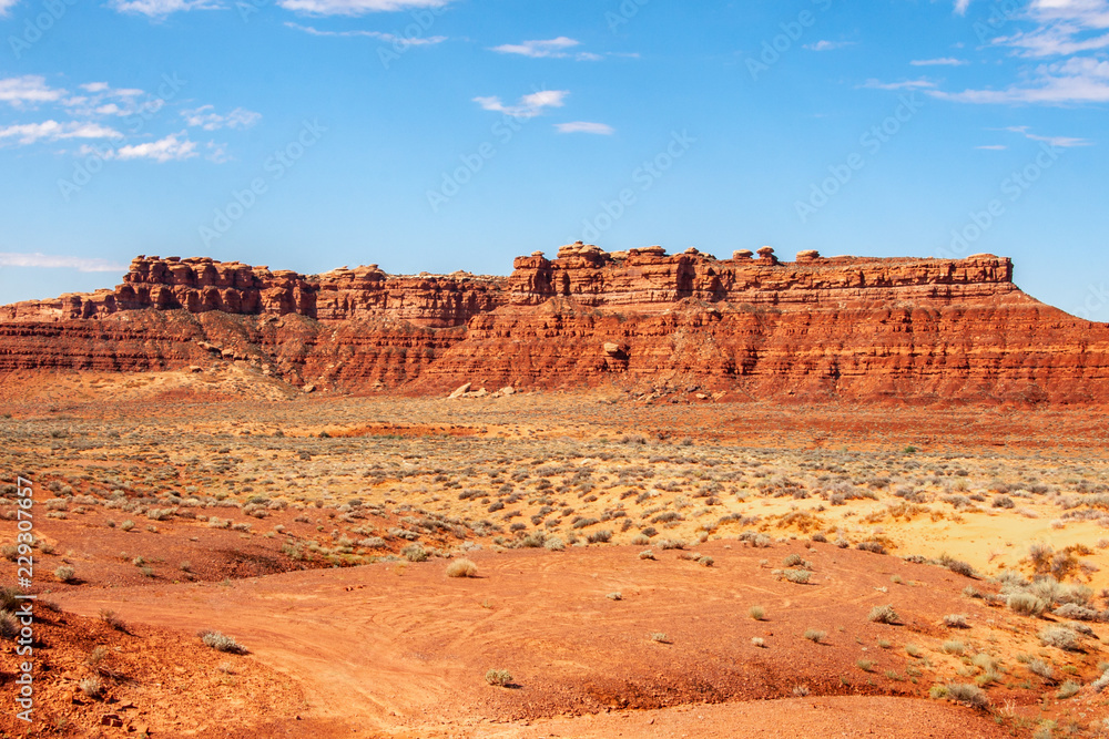 Red rock formations in the Utah desert Red rock formations in the Utah desert