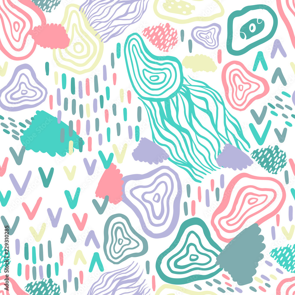 Seamless abstract pattern art. Texture with Hand Painted Crossing Brush Strokes for Print. Drawing texture background. Modern graphics. Seamless abstract pattern art. Texture with Hand Painted Crossing Brush Strokes for Print. Drawing texture background. Modern graphics.