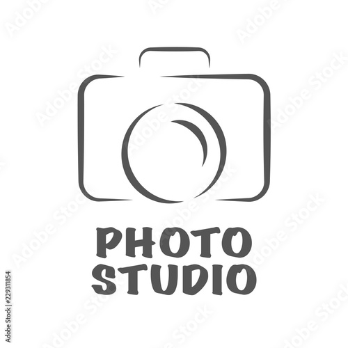 Camera icon, flat photo camera vector isolated. Modern simple snapshot photography sign. Instant Photo internet concept. Trendy symbol for website design, web button, mobile app
