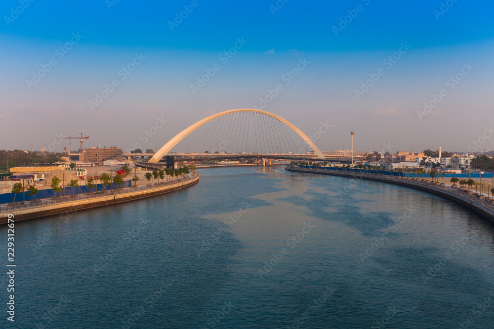 Naklejka premium Tolerance Bridge in Dubai city, UAE