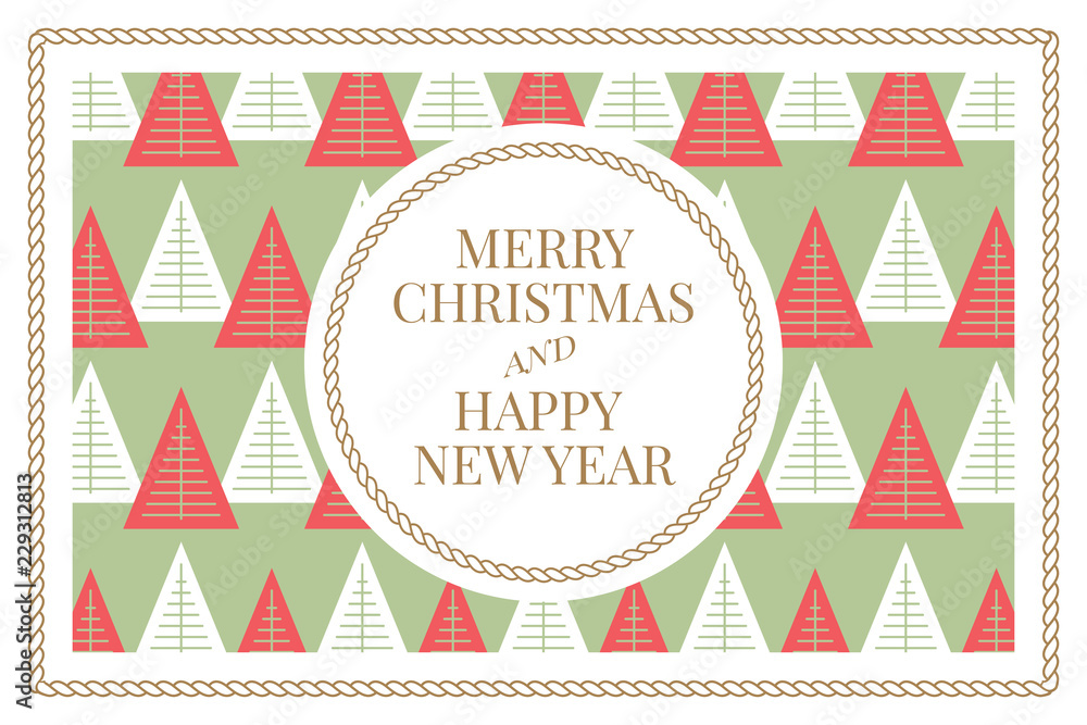 Naklejka premium Winter holidays greeting card