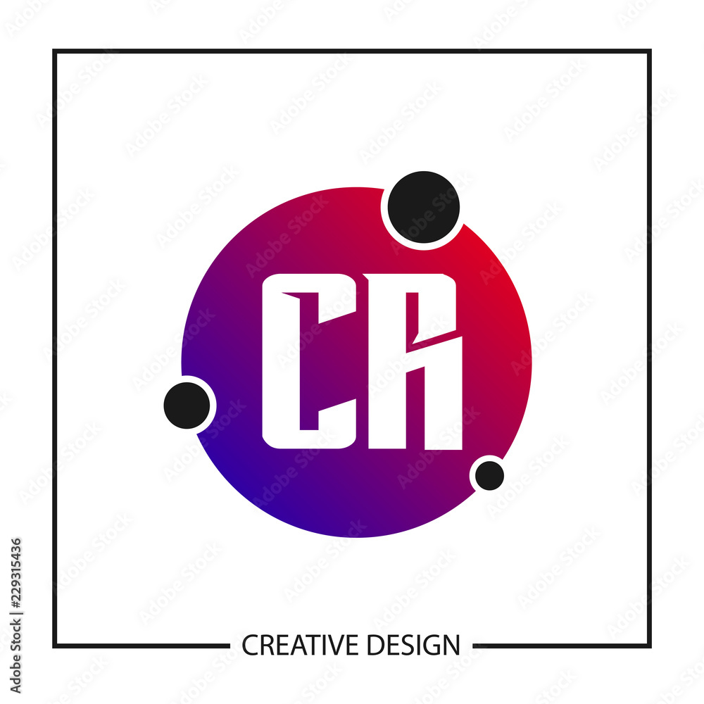 Initial Letter CR Logo Template Design Initial Letter CR Logo Template Design