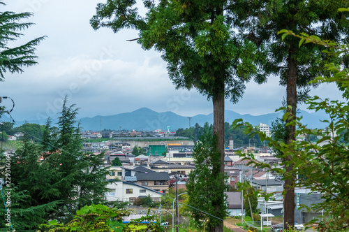 復元された花巻城跡