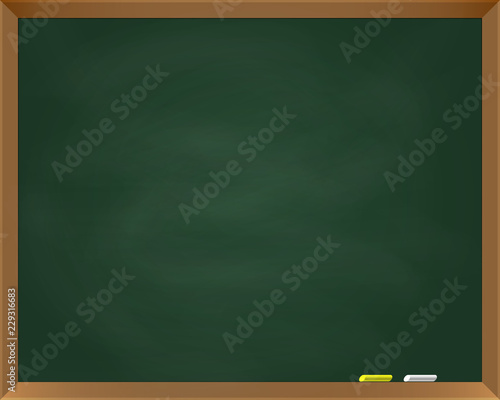 School vector chalk board with grunge texture