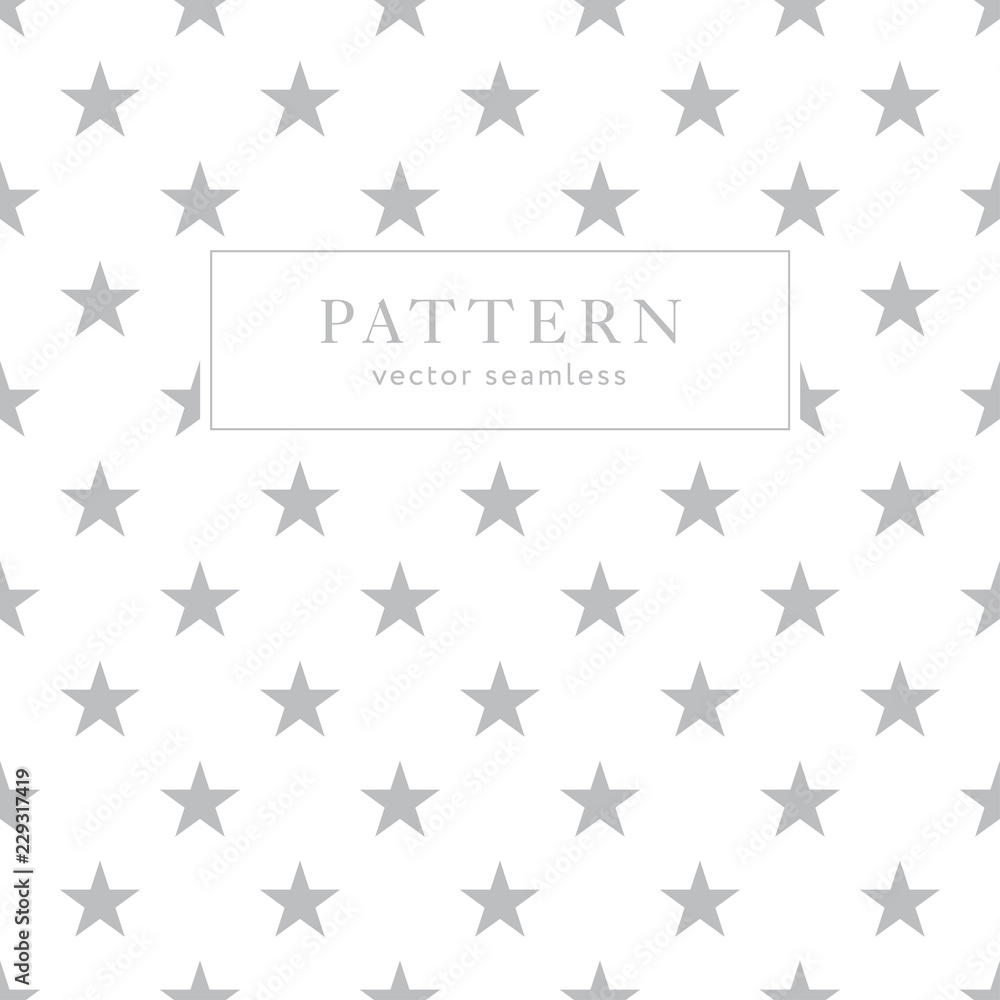 Simple geometric seamless pattern with stars Simple geometric seamless pattern with stars
