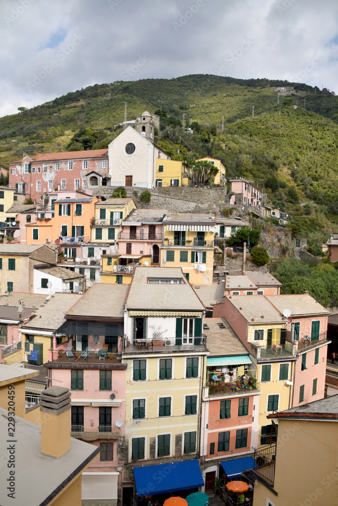 View of Vernazza in the Cinque Terre in Liguria - Italy